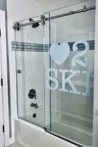 shower door glass