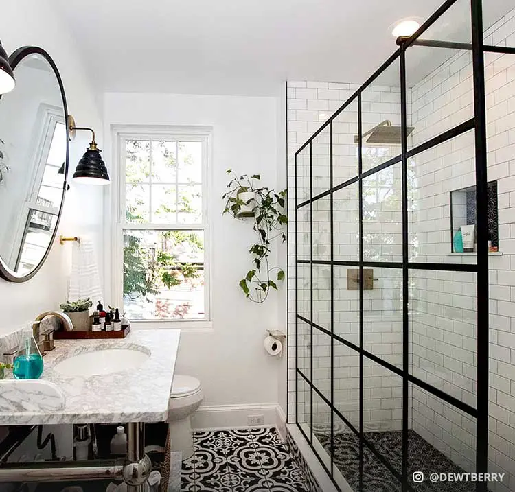 Vista-grid-shower-doors Vista grid shower glass system by A Touch of Glass